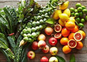 a group of fruits and vegetables on a wood surface Healthy Weight Loss Diets Kingston-upon-Hull