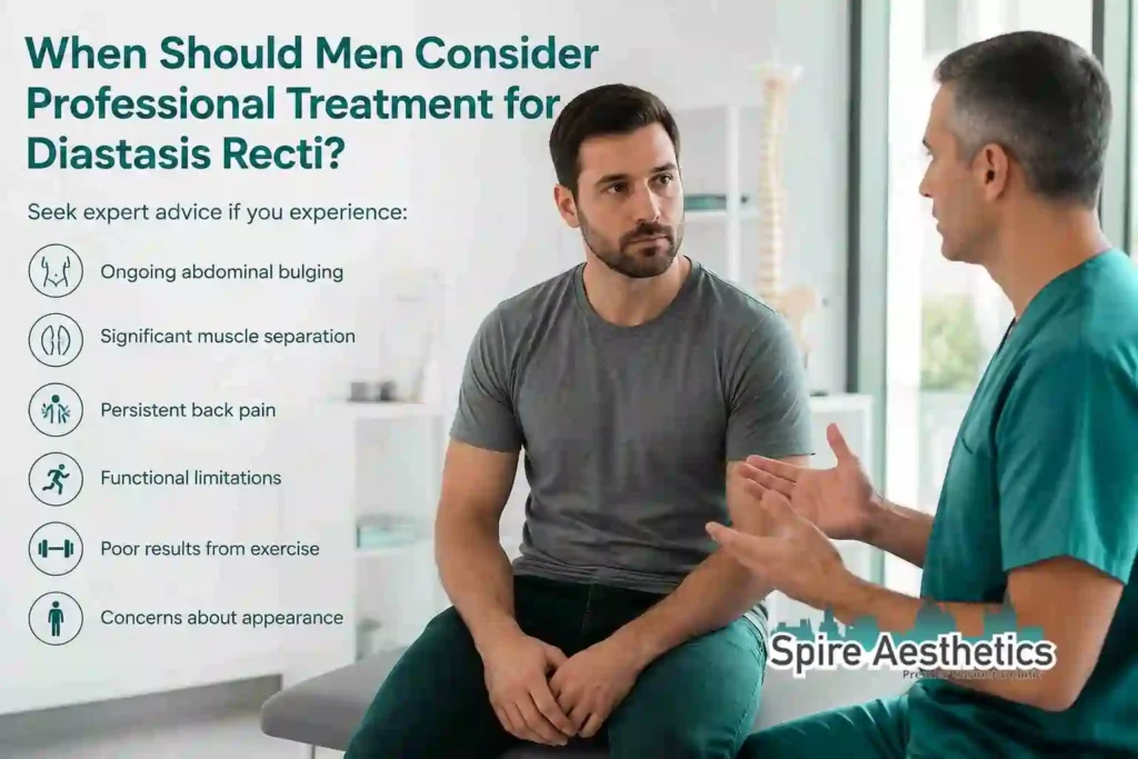 When Should Men Consider Professional Treatment for Diastasis Recti Kingston-upon-Hull?